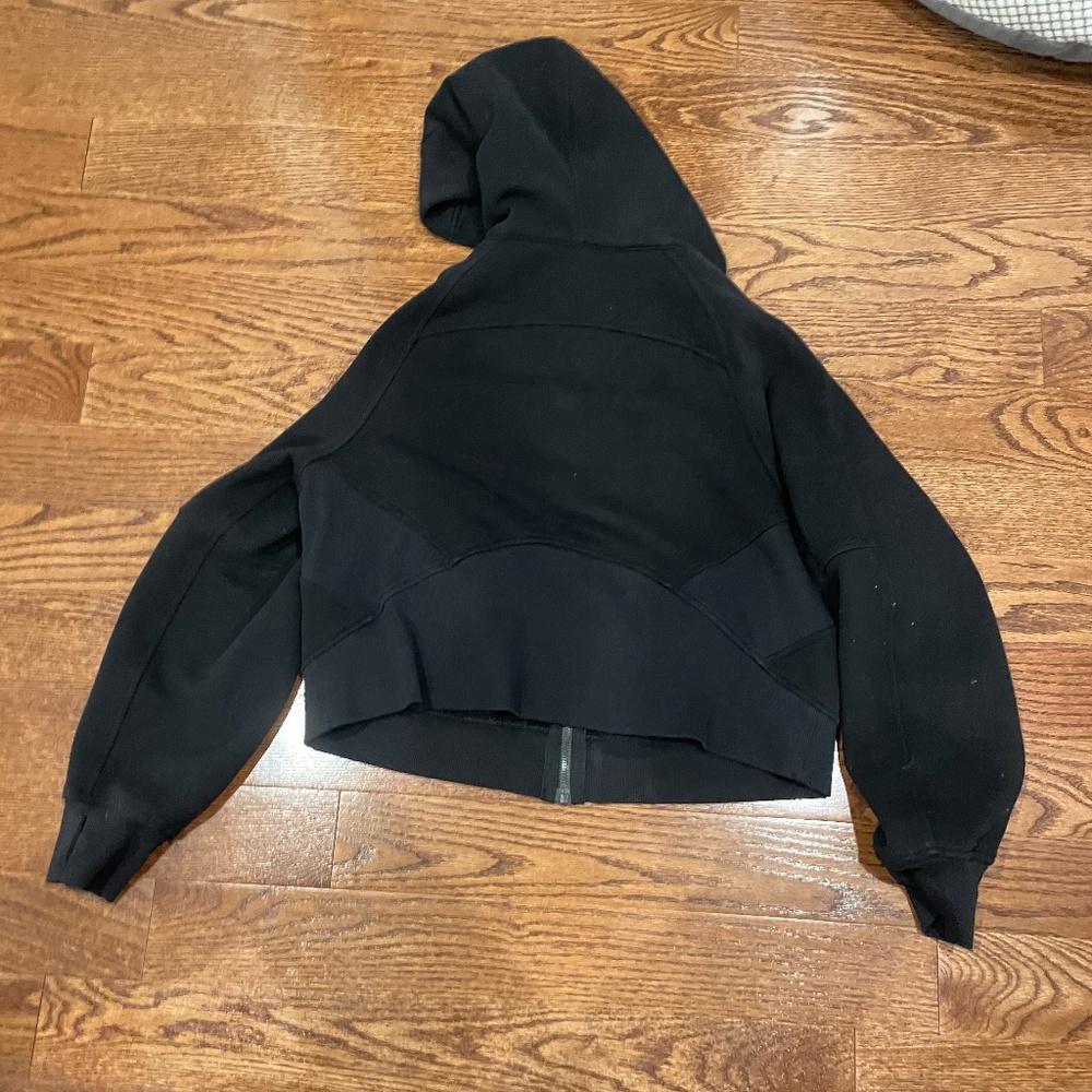Scuba Lululemon Black full zip hoddie